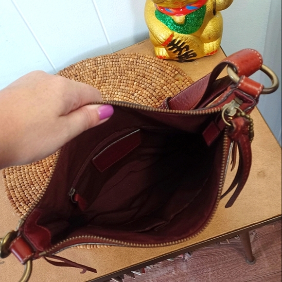 Coach Y2K Red Leather Shoulder Bag - Picture 8 of 9